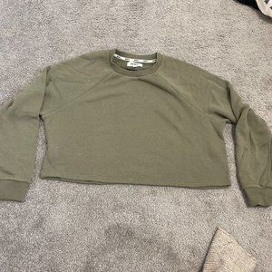 MWL Airyterry Crop Sweatshirt Green (S)